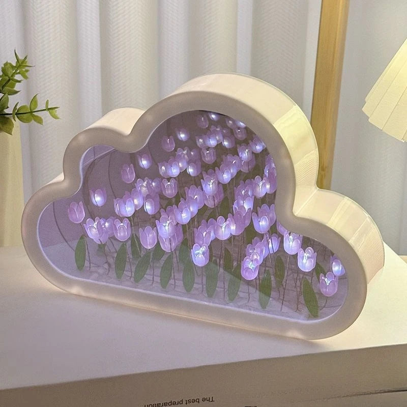 Lampka nocna w kształcie chmurki